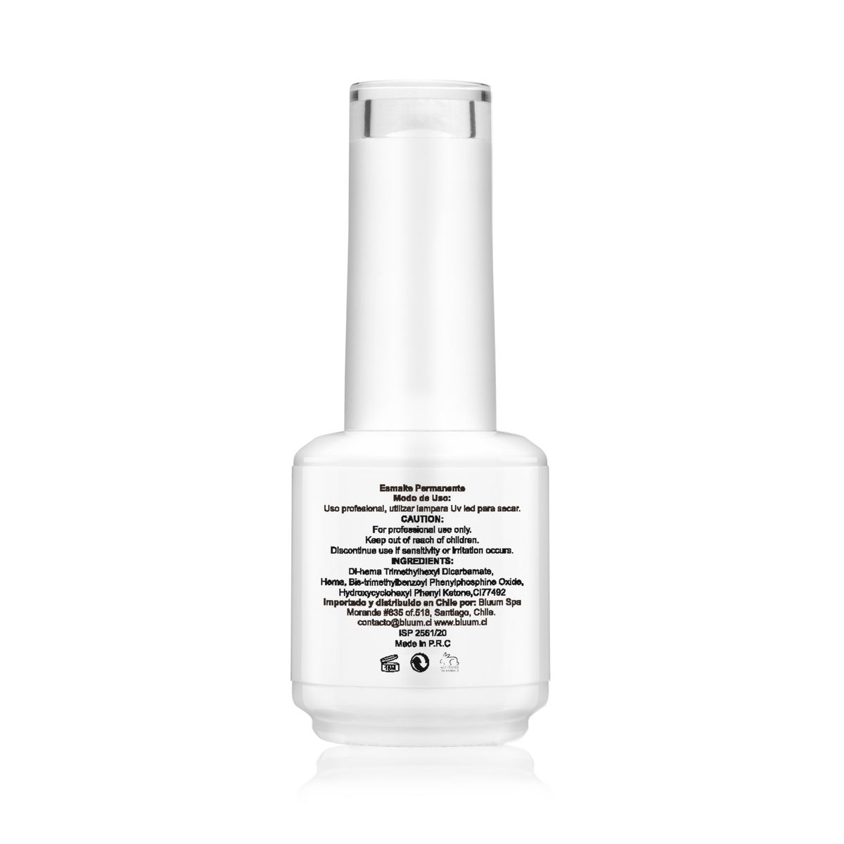 BLUUM - Esmalte Permanente Blanco 15 ml