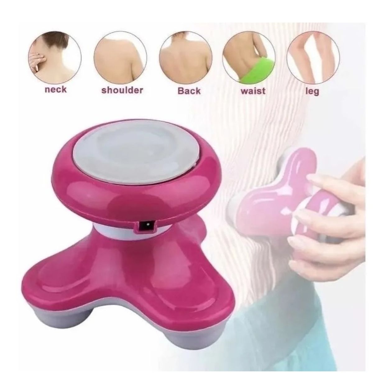 GENERICO - Mini Masajeador Electrico Relajante Muscular Modelo Xf-69