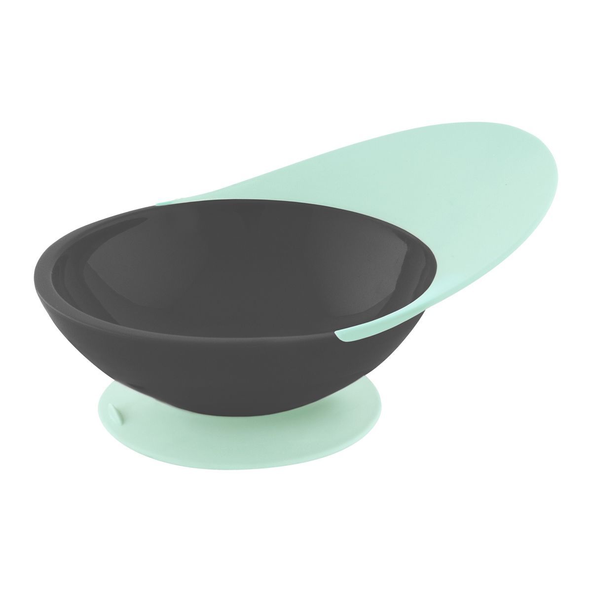 BOON - Catch Bowl Plato con Ventosa - Gris