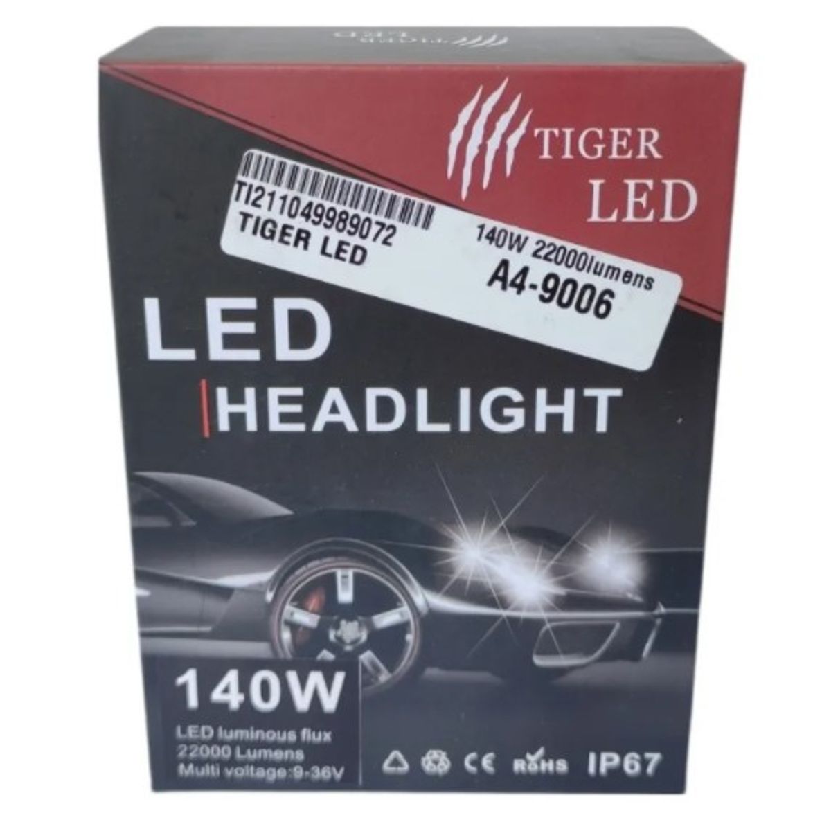 GENERICO - Kit Luces Led Auto 9006 22000 Lumenes 140W 12/24V Canbus