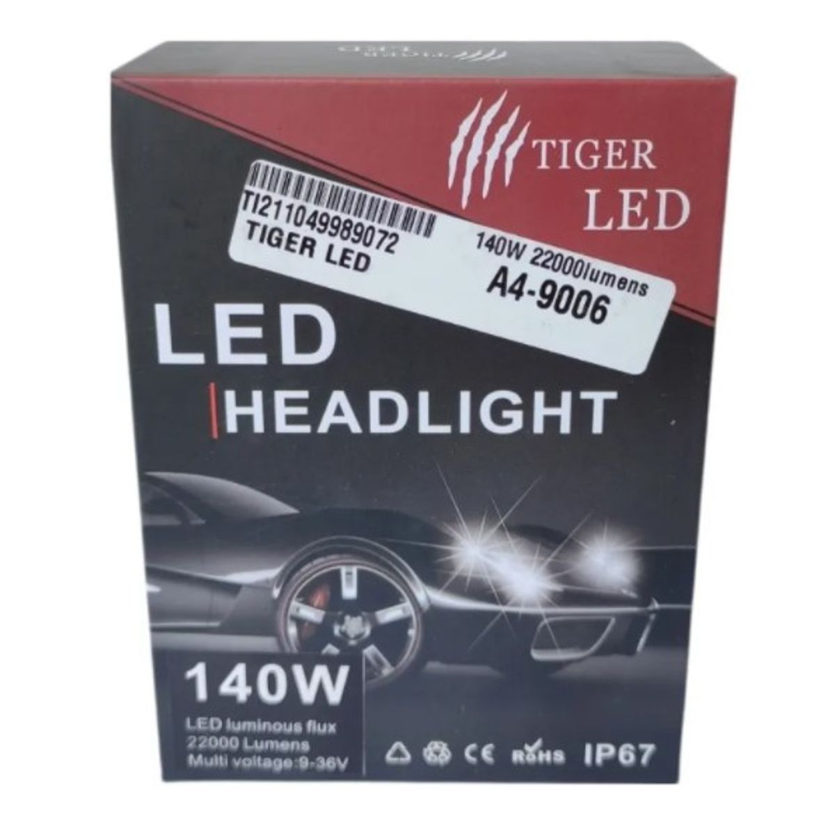 GENERICO - Kit Luces Led Auto 9006 22000 Lumenes 140W 12/24V Canbus