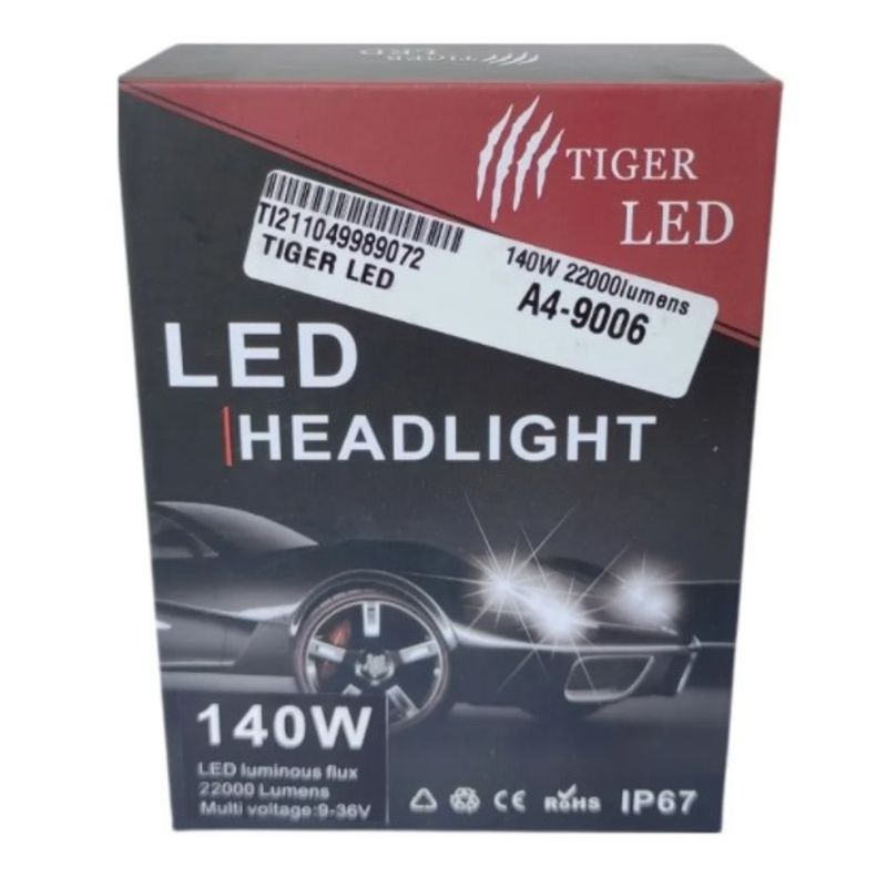 GENERICO - Kit Luces Led Auto 9006 22000 Lumenes 140W 12/24V Canbus