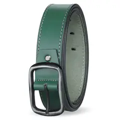 MIURA - Cinturón Cuero Genuino Ronaldo Verde