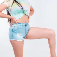 GENERICO - Short Mujer Denim para el verano