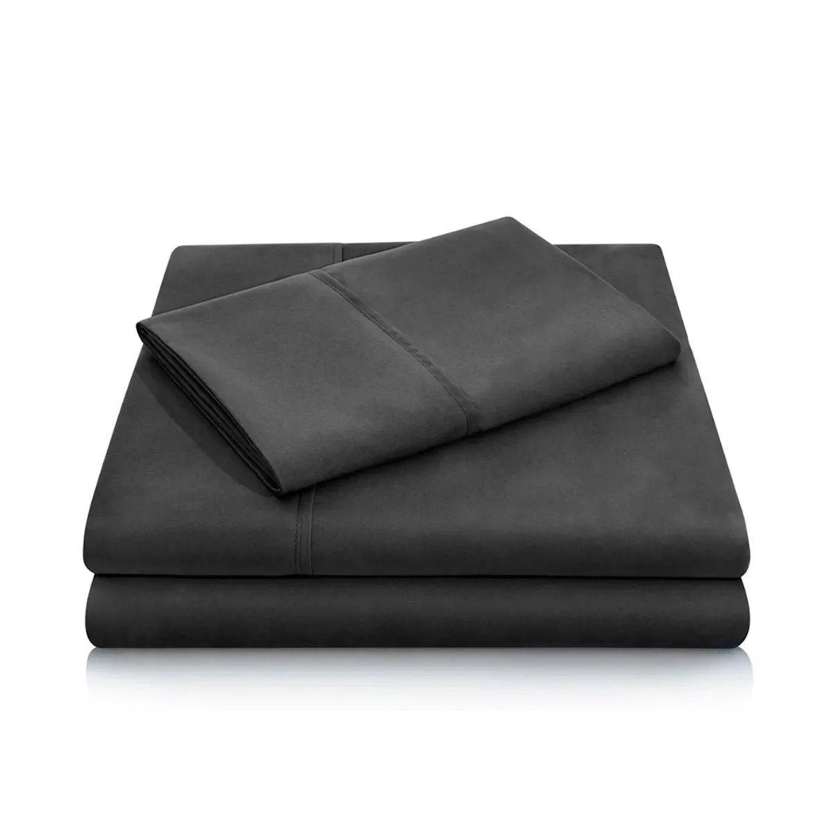 GENERICO - Juego de Sábanas 2 Plazas Unicolor 144 Hilos - Varios Colores.