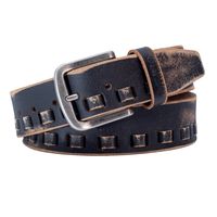 Cinturón Cuero Genuino Leonidas Envejecido