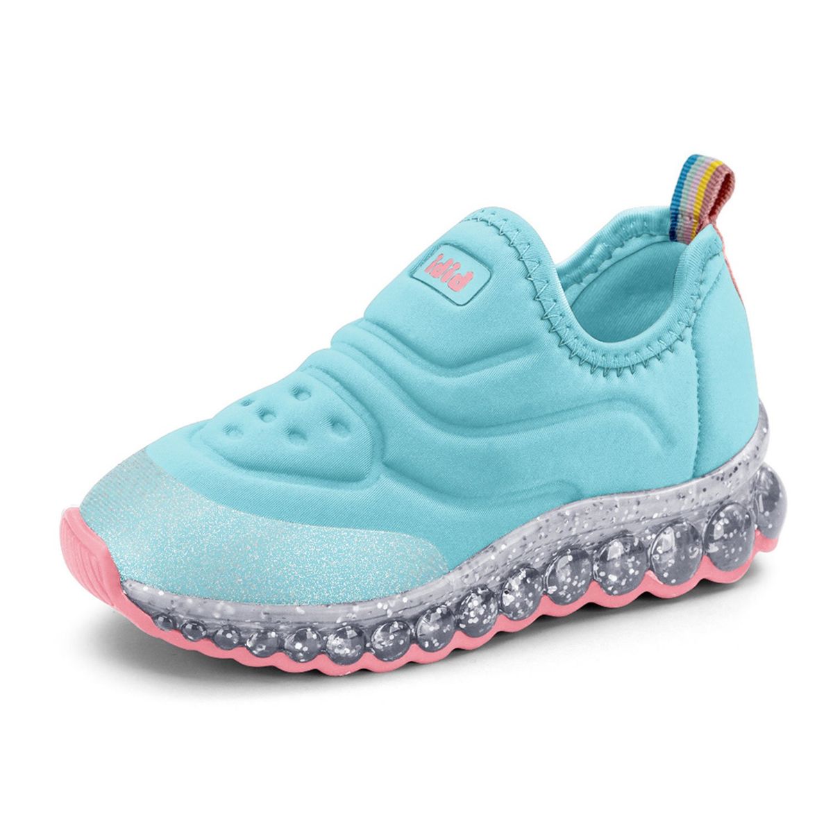 BIBI - Zapatillas De Luces Roller Celebration Celeste Niña Bibi