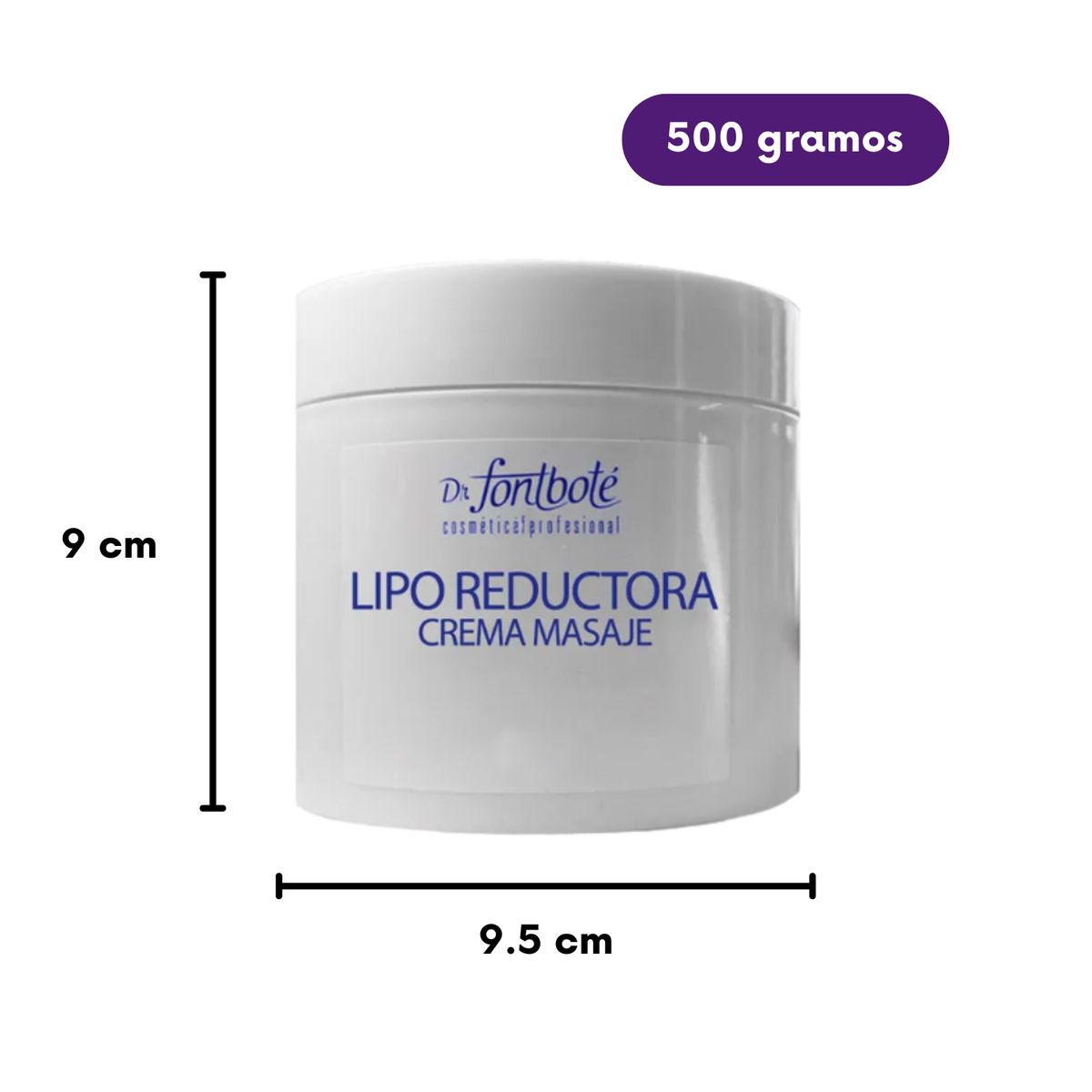DR FONTBOTE - Crema para masaje Liporeductora Dr Fontboté 500gr.-
