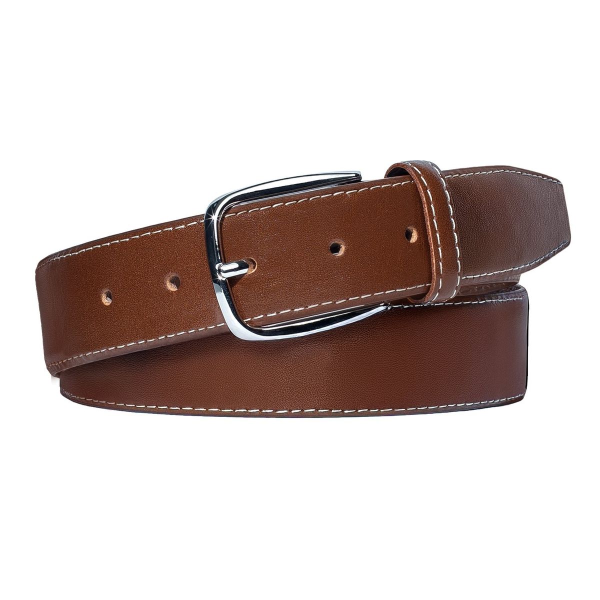 MIURA - Cinturón Cuero Genuino Angelo Café Miura