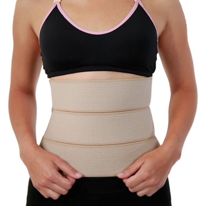 BLUNDING - Faja postoperatoria 3 bandas con lamina de protección Talla L-Blunding