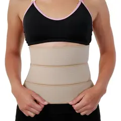 BLUNDING - Faja postoperatoria 3 bandas con lamina de protección Talla L-Blunding