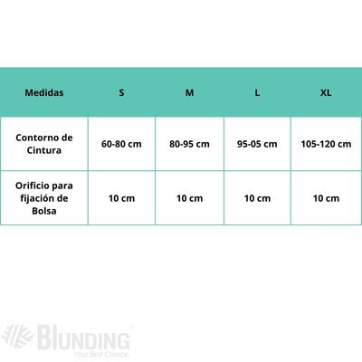 Imagen 2 del producto Faja Para Colostomia 3 Bandas Talla XL-Blunding