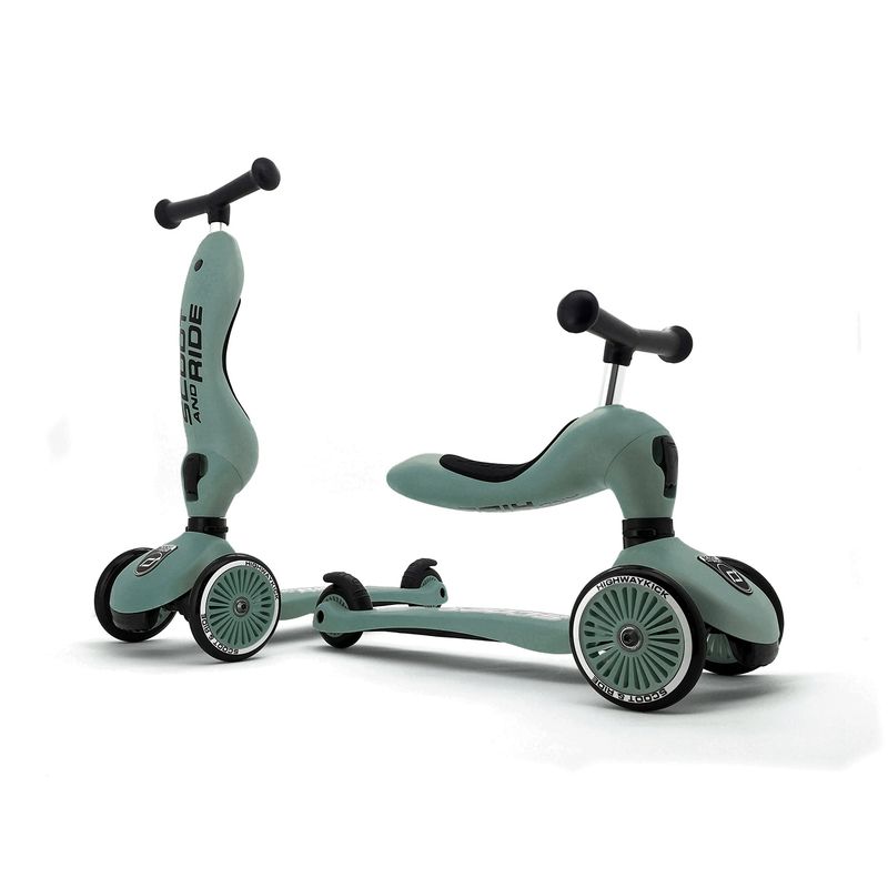 SCOOT AND RIDE - Scooter 2 En 1 Highwaykick 1 Forest Scoot and Ride