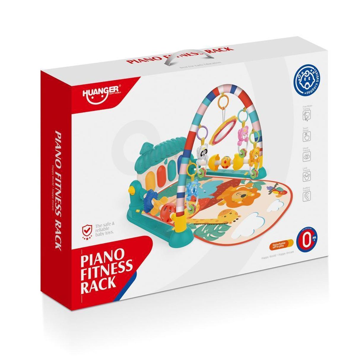 HUANGER - Gimnasio Infantil 3 en 1 Turquesa Huanger