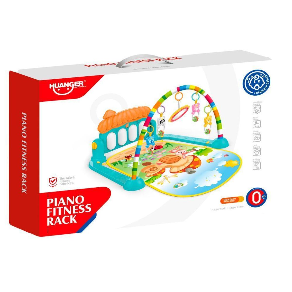 HUANGER - Gimnasio Infantil Chico 3 en 1 Celeste Huanger