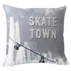 MARGARITA SCHEEL BY CASA ALVARINHO - Funda cojín skate town 45x45