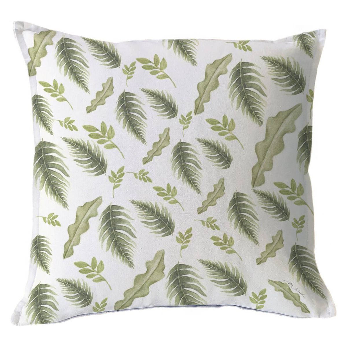 MARGARITA SCHEEL BY CASA ALVARINHO - Funda cojín primavera verde 45x45