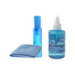 DINON - Kit de limpieza 3en1 spray-cepillo-paño 9383