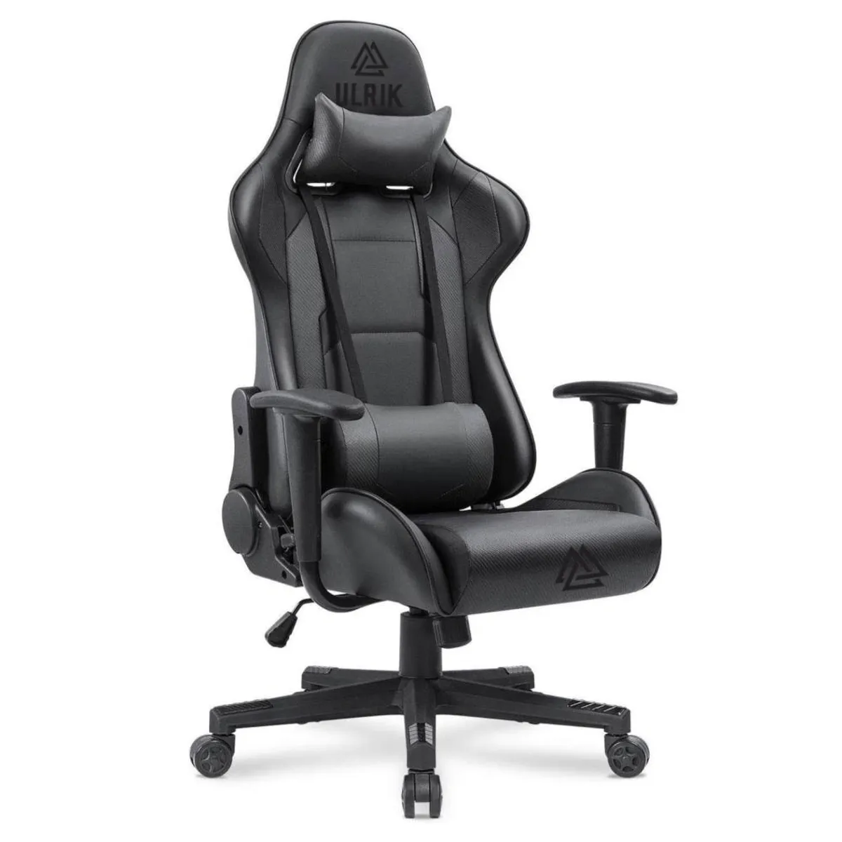 ULRIK - Silla Gamer de oficina Profesional Ulrik Negra - Negro