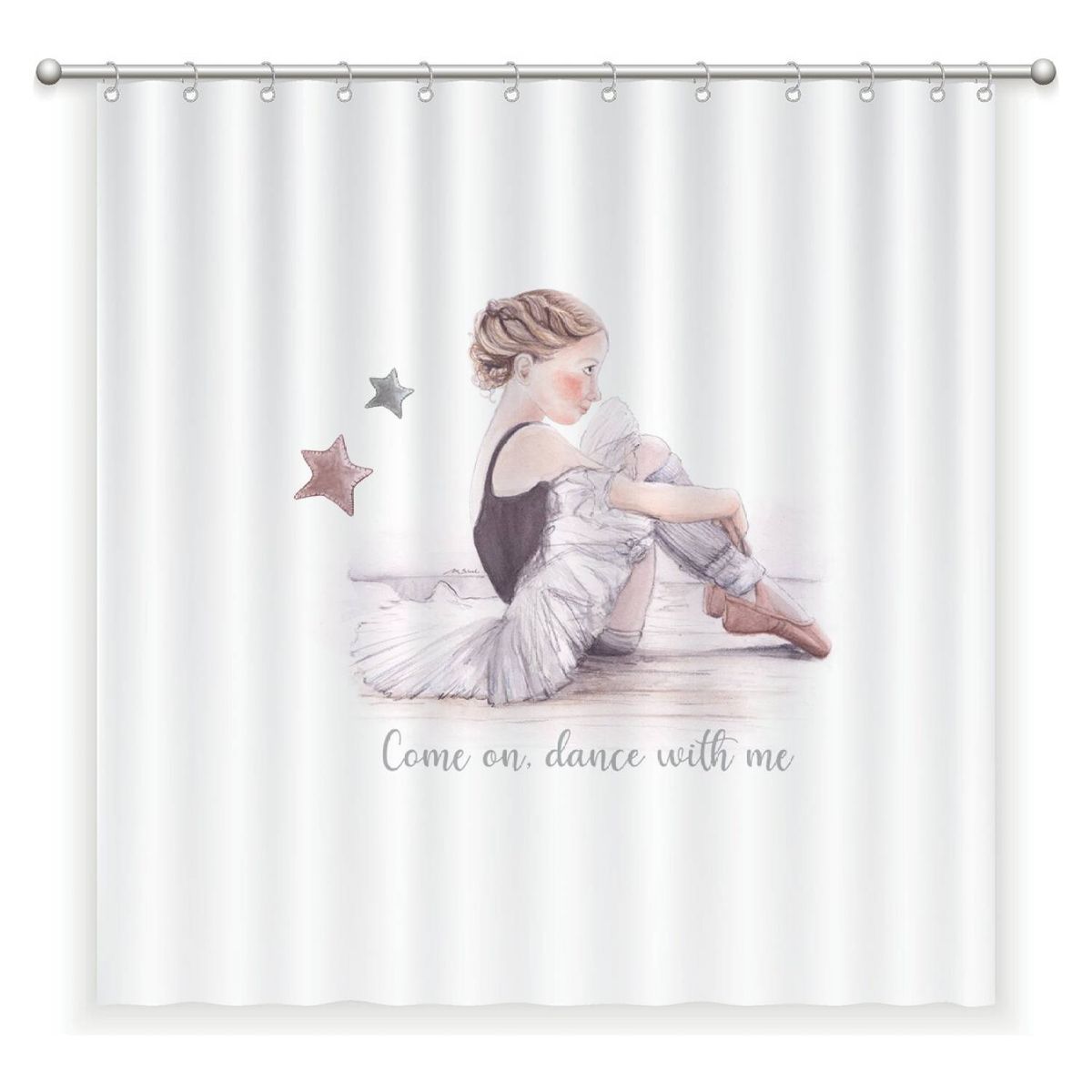CASA ALVARINHO - Cortina de baño bailarina