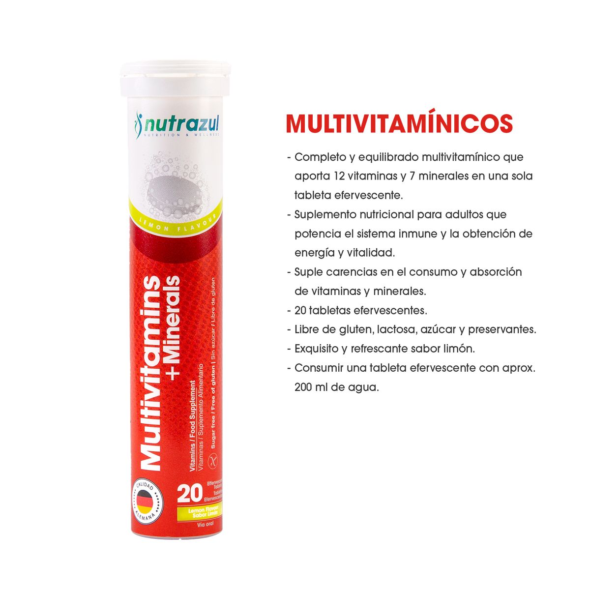 NUTRAZUL - Multivitaminico-Pack 3 un.