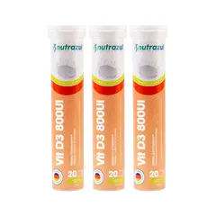 NUTRAZUL - Vitamina D3-Pack 3 un.