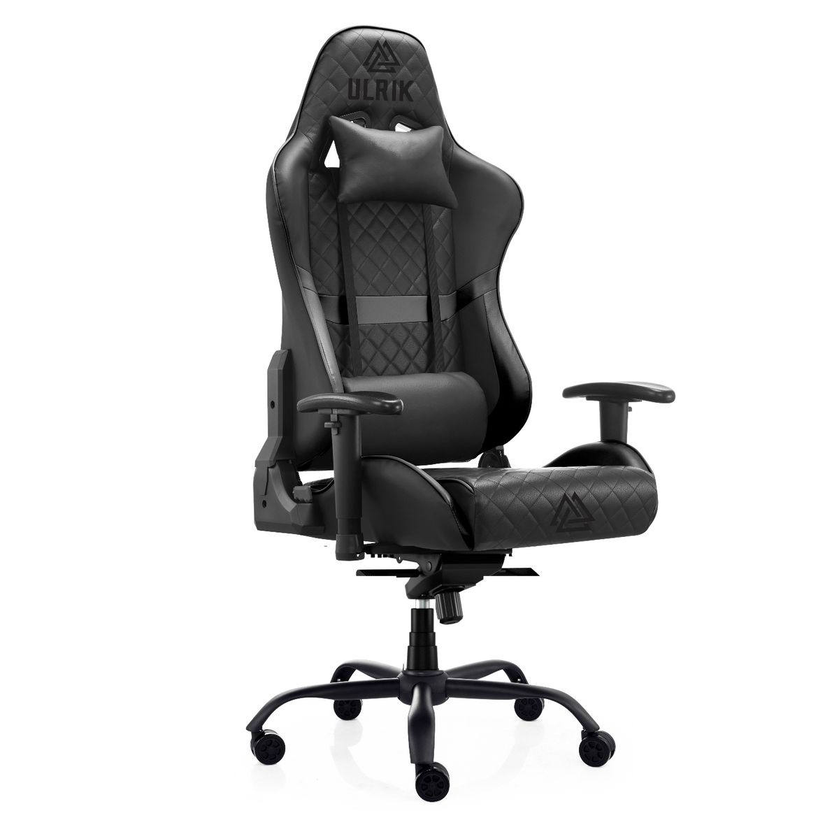 ULRIK - Silla Gamer de oficina Profesional Ulrik Pro XL Iron 4D Negra