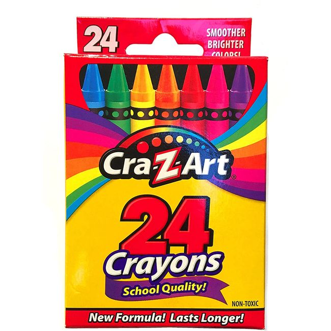 CRA-Z-ART - Crayones Cra-z-art 24 Colores Escolar Niños / As