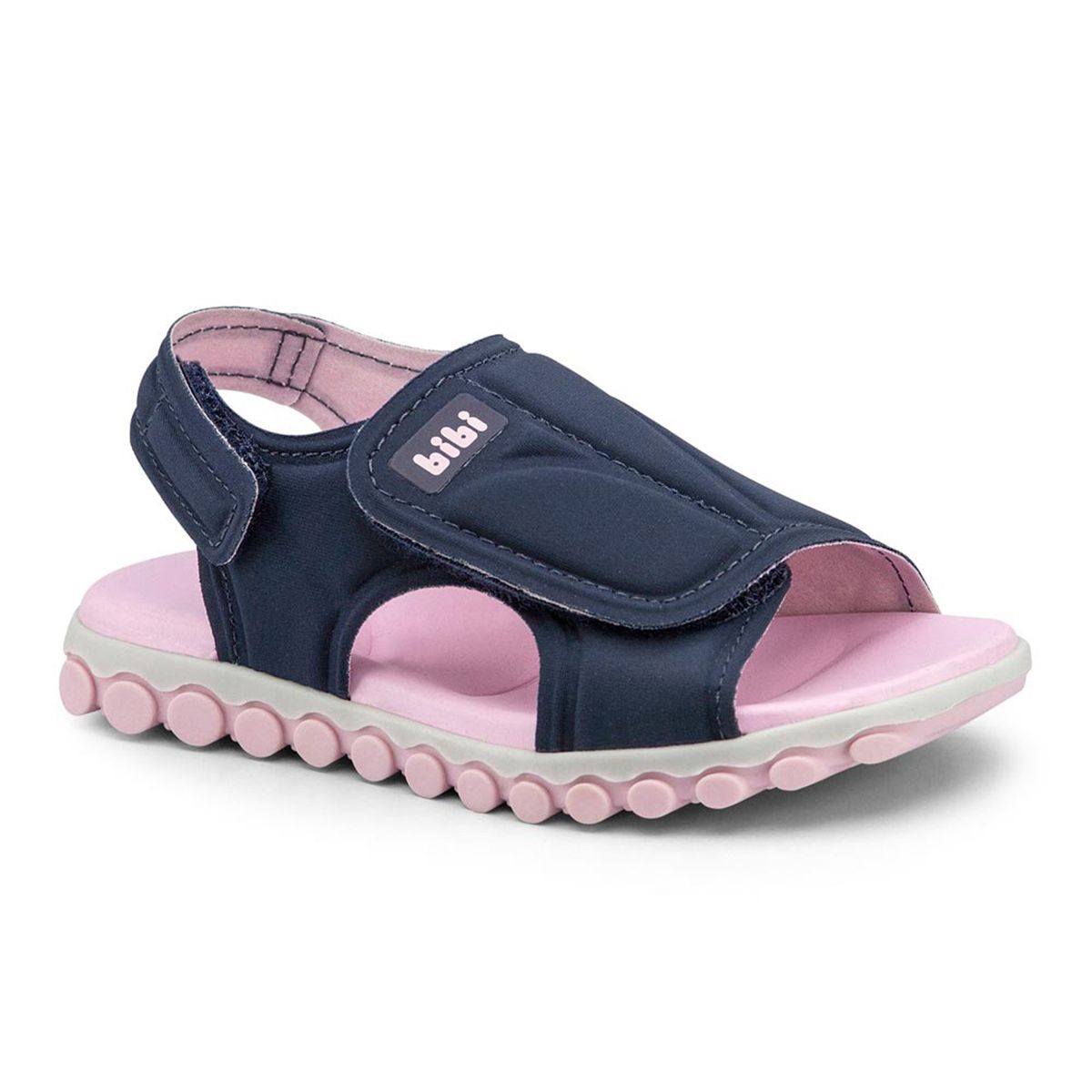 BIBI - Sandalia Summer Roller Sport Azul Marino con Rosa Bibi