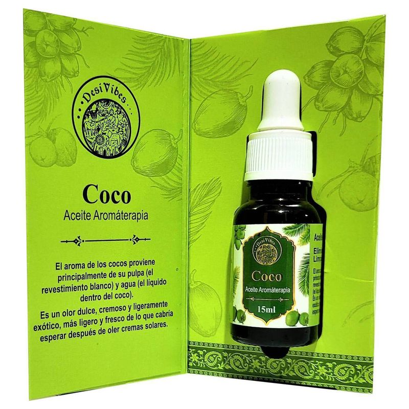GENERICO - Aceite Aromaterapia Coco - Desi Vibes