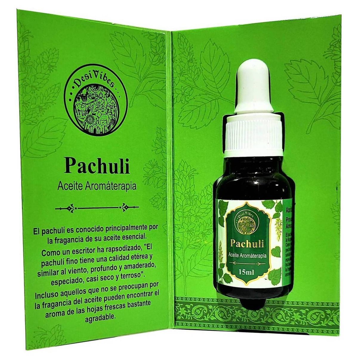 GENERICO - Aceite Aromaterapia Pachuli - Desi Vibes