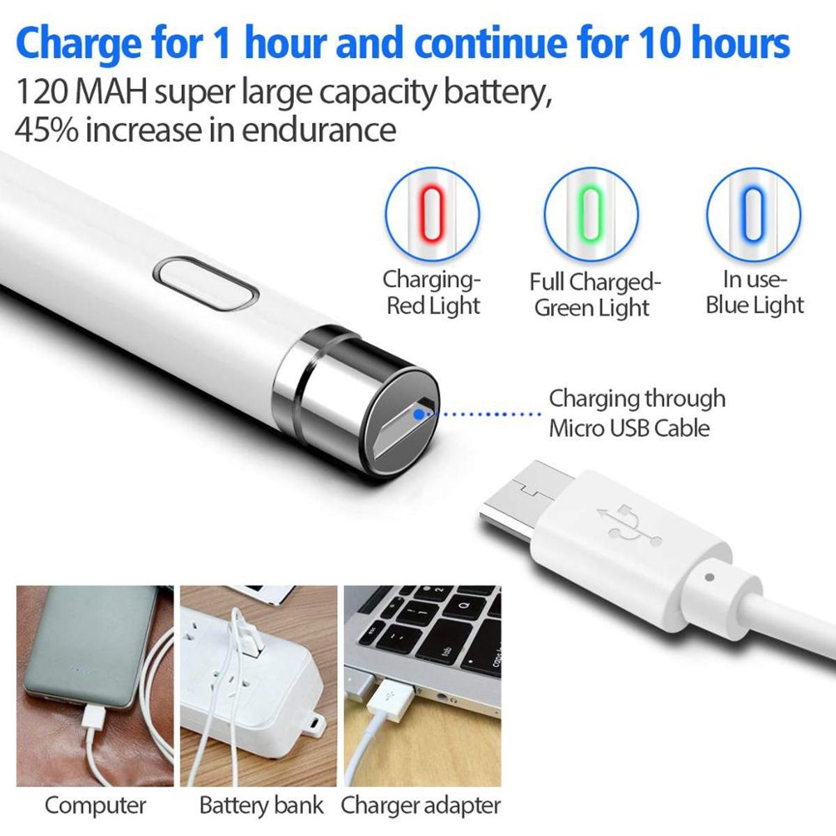 ACTUAL - Lapiz Touch Para Tablet Smartphone Ipad Iphone