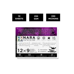 NARA - Papel paraTintas al Alcohol BLANCO/ 23X30 cm 10 hojas