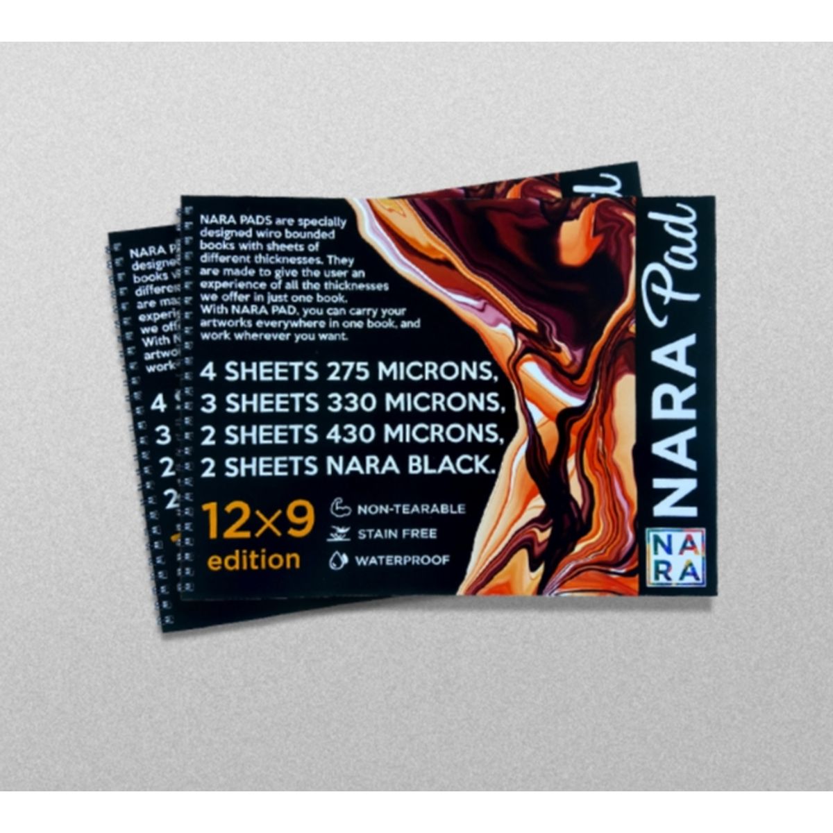 NARA - Block para tintas al alcohol -NARA 30 x 23 cm 11 hojas