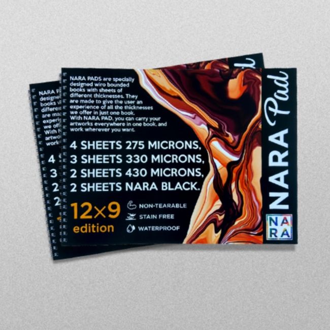 NARA - Block para tintas al alcohol -NARA 30 x 23 cm 11 hojas