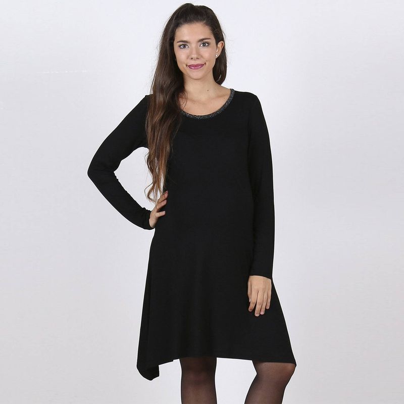 OHMA BARCELONA - Vestido Maternal Cuello Plata