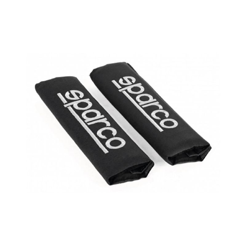 SPARCO - Cubre Cinturón Auto Sparco 2 Piezas Negro  Spc1204
