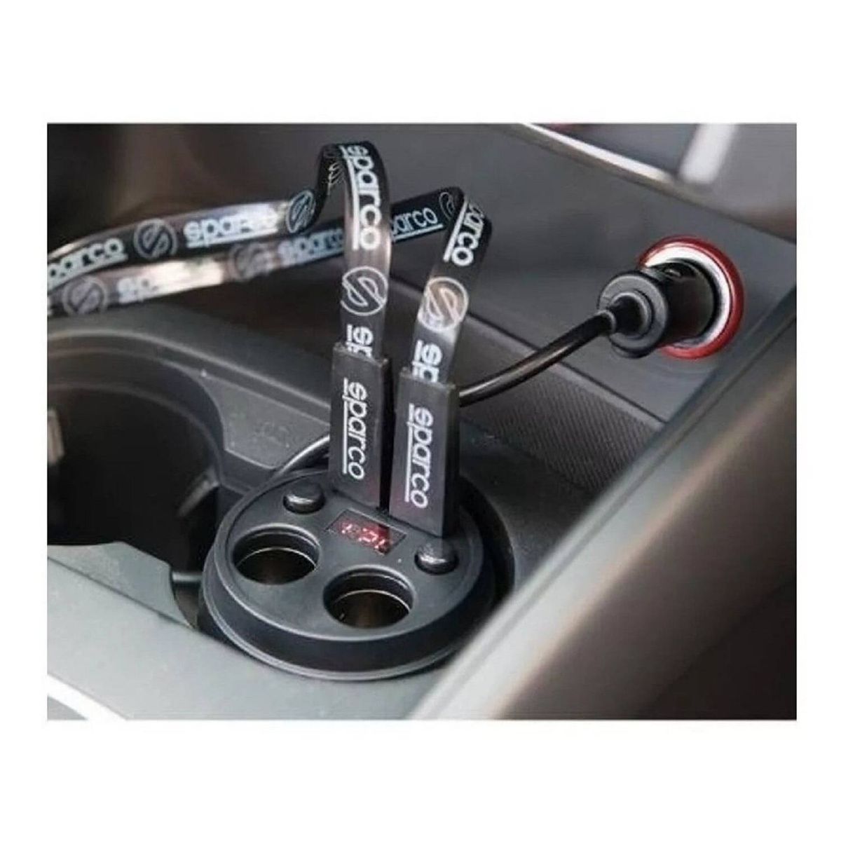 SPARCO - Vaso Cargador Auto Sparco 2 Usb 120W Spc5002
