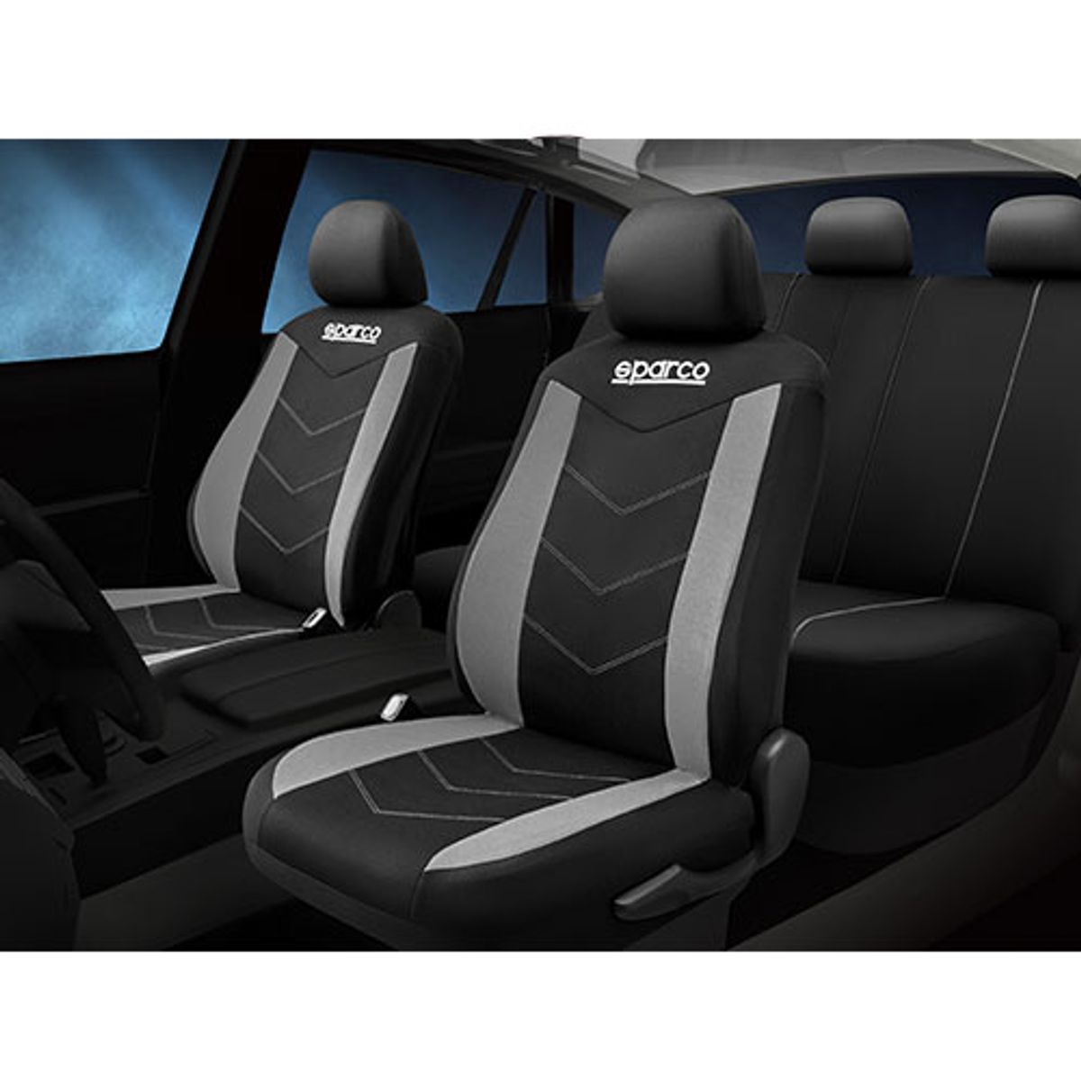 SPARCO - Fundas Cubreasientos Sparco Universal Gris Sps431G