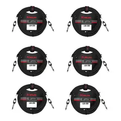 KIRLIN - Pack 6 Cables Instrumento 3 mt