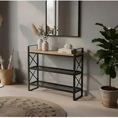 ILOFT - Mesa arrimo de roble Eger L