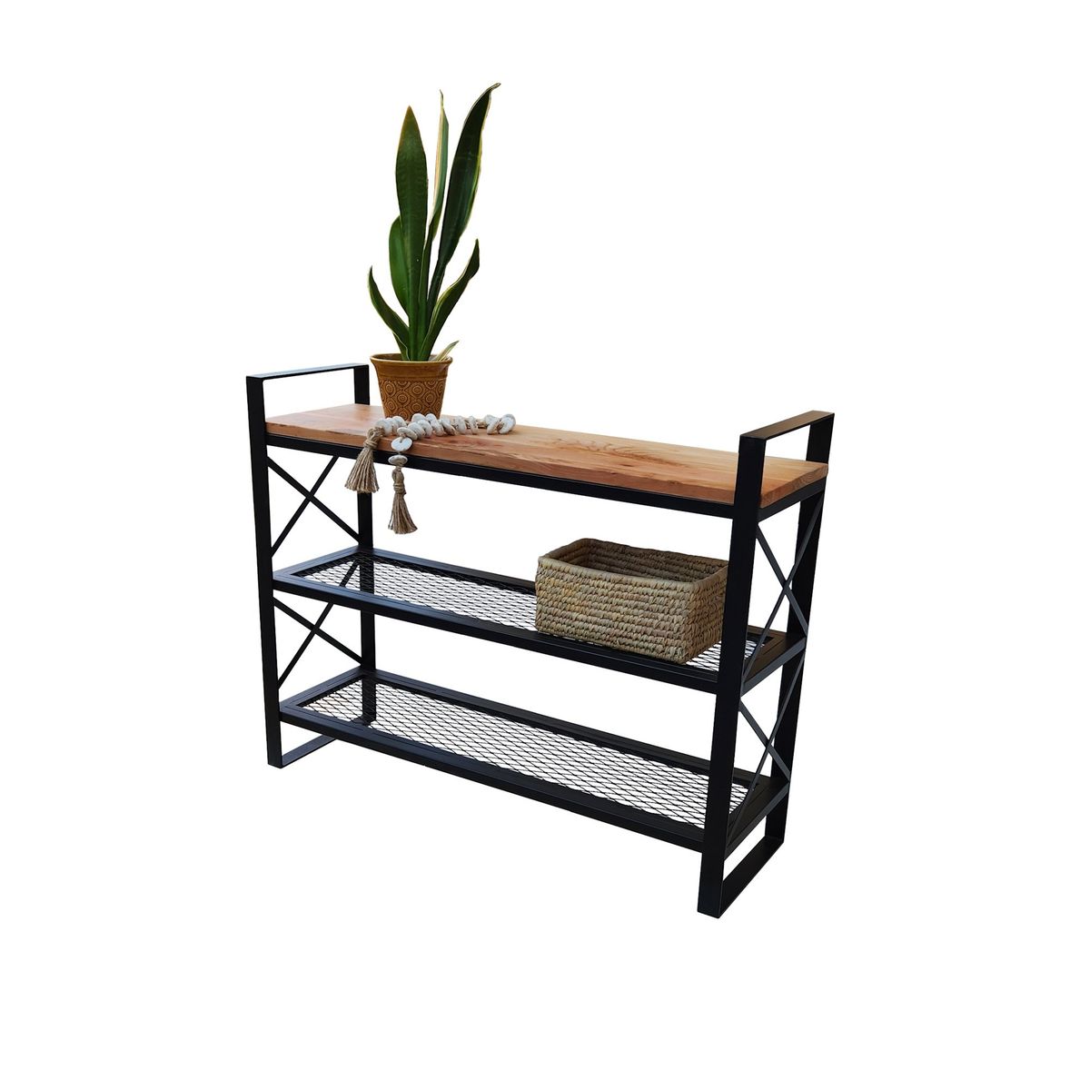 ILOFT - Mesa arrimo de roble Eger L ILOFT