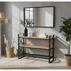 ILOFT - Mesa arrimo de roble Venetti L