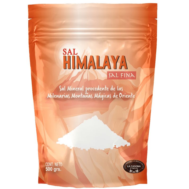 CASONA EL MONTE - Sal Rosada del Himalaya Fina 500 g