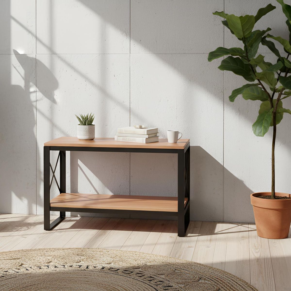 ILOFT - Mesa de centro de roble Tauber M ILOFT