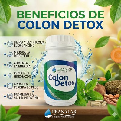 Imagen 2 del producto Colon Détox 30 Cáps (deshincha, Desintoxicante) Pack 3 Frascos