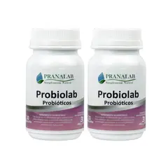 PRANALAB - Probióticos Probiolab 60 Cápsulas Pack 2 Frascos