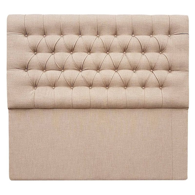 VINTAGE MOBEL - Respaldo Capitone 2 Plazas Lino Beige