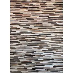 BAZHARS - Alfombra Patch Cuero 140X200 cm Ansa F4