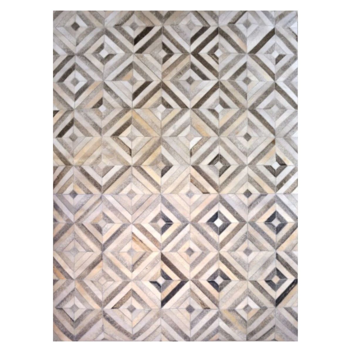 BAZHARS - ALFOMBRA BAZHARS 140X200 CM PATCH CUERO ANSA F8